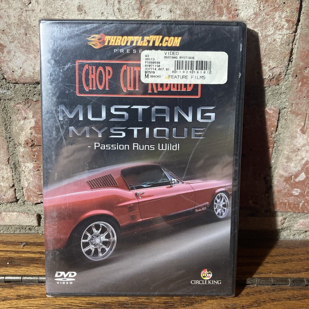 Chop Cut Rebuild Mustang Mystique DVD-NEW, Sealed